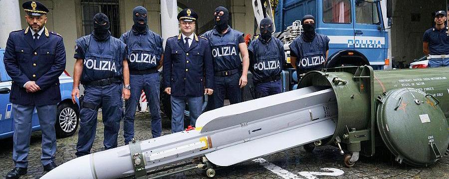 В Италии полиция конфисковала у неонацистов ракету «воздух-воздух»