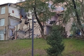 Часть здания колледжа обрушилась во Владивостоке