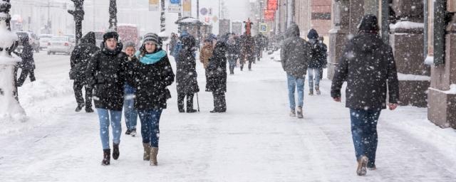 В Петербурге вновь убирали от снега только Центральный район