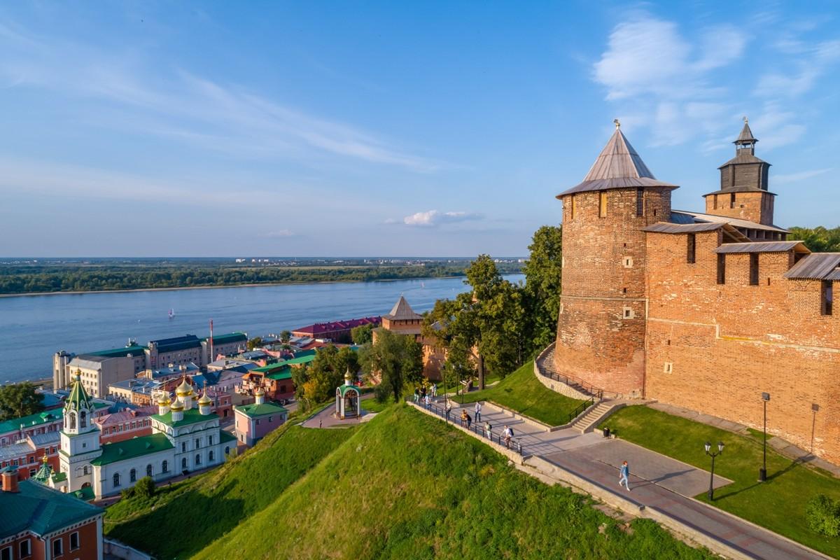 В Нижний Новгород большинство туристов приезжает из Москвы и Санкт-Петербурга