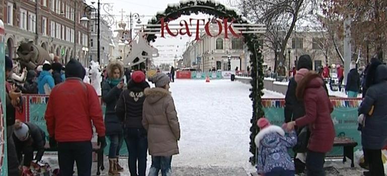 В Нижнем Новгороде стартовал фестиваль «Зимовка на Рождественской»