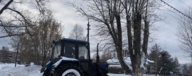 В Электрогорске продолжается расчистка улиц и вывоз снега