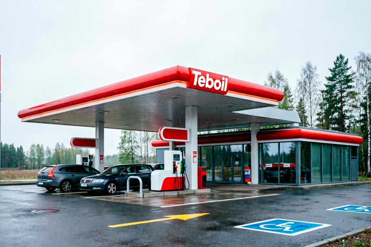В Финляндии около 50 АЗС Teboil продолжают работать без продажи топлива
