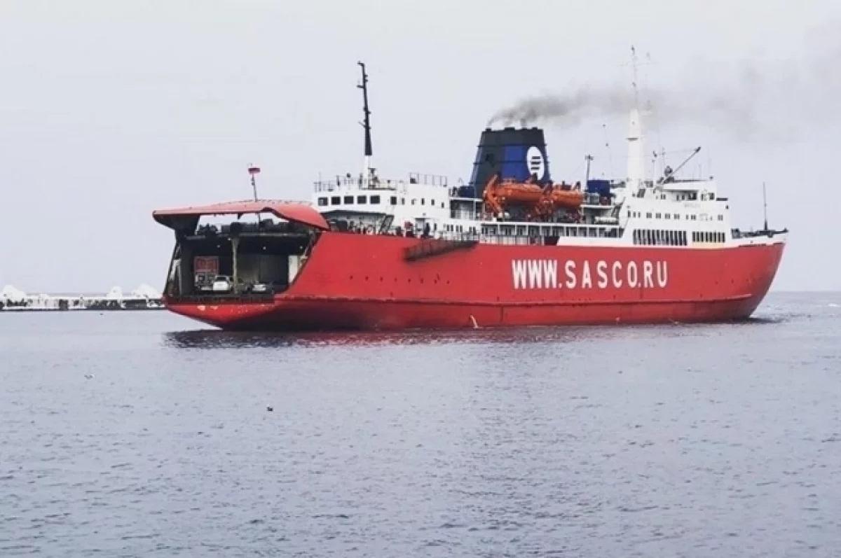 Паромная переправа Ванино — Холмск возобновила работу после циклона