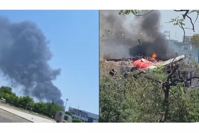 В Индии упал пассажирский самолет с 230 пассажирами на борту