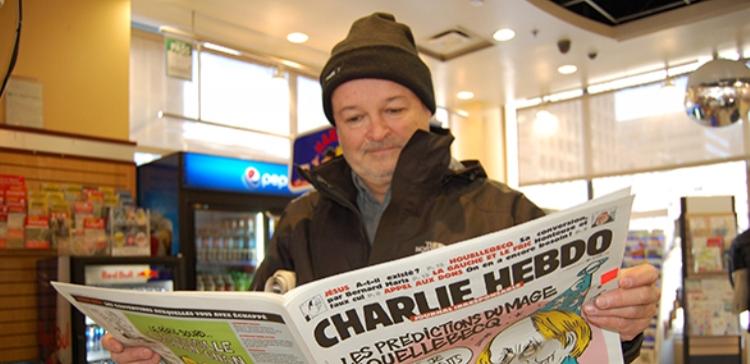 СМИ опубликовали новую карикатуру Charlie Hebdo на теракты в Париже 