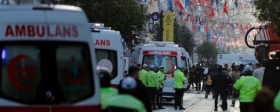 Turkish authorities ban TV channels from broadcasting from the scene of the explosion in Istanbul