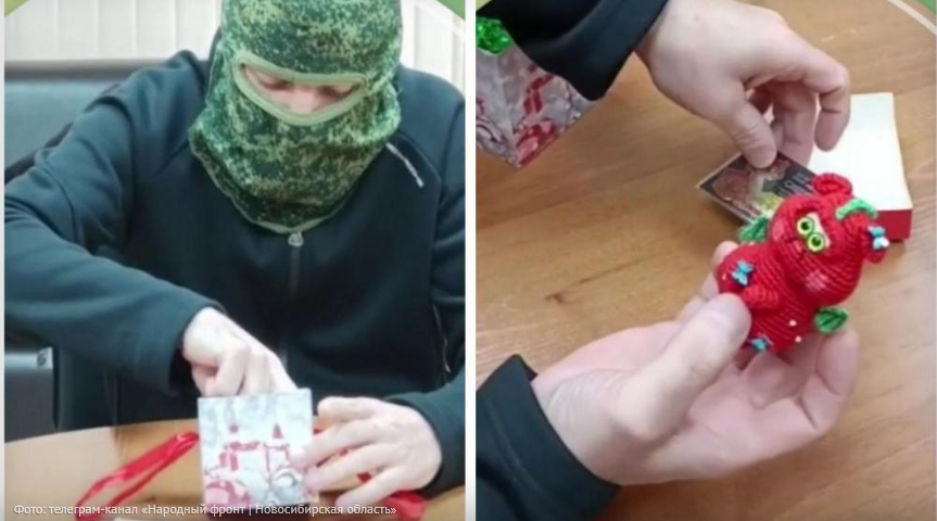 Бойцу СВО вручили необычный подарок от сибирячки на Рождество