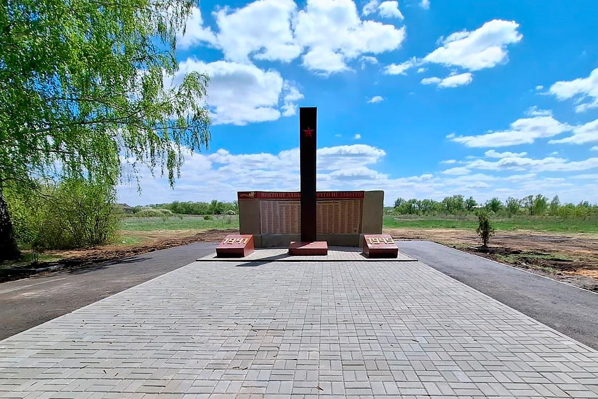 В Тамбовском округе отреставрировали 29 памятников ВОВ