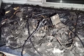 В Чебоксарах пожарные тушили квартиру, где загорелся оставленный без присмотра телевизор