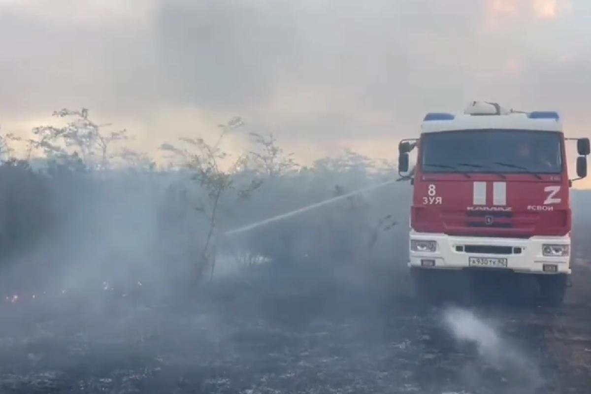 В МЧС раскрыли подробности тушения масштабного лесного пожара в Крыму