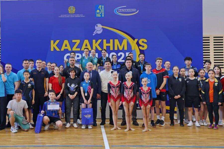 Золото Казахстана: юные оренбуржцы победили в турнире по настольному теннису