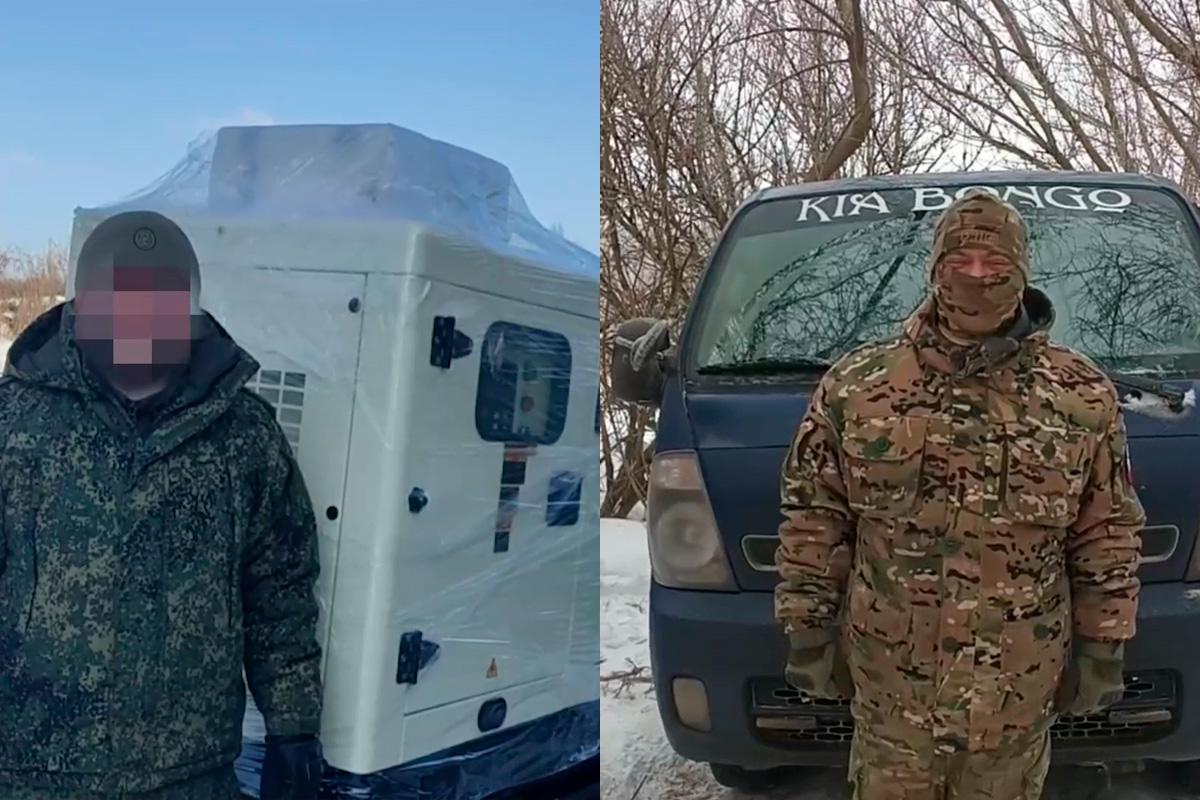 Мэр Руслан Болотов: Именной полк «Иркут» получил дизельный электрогенератор и малотоннажный грузовой автомобиль от жителей Иркутска