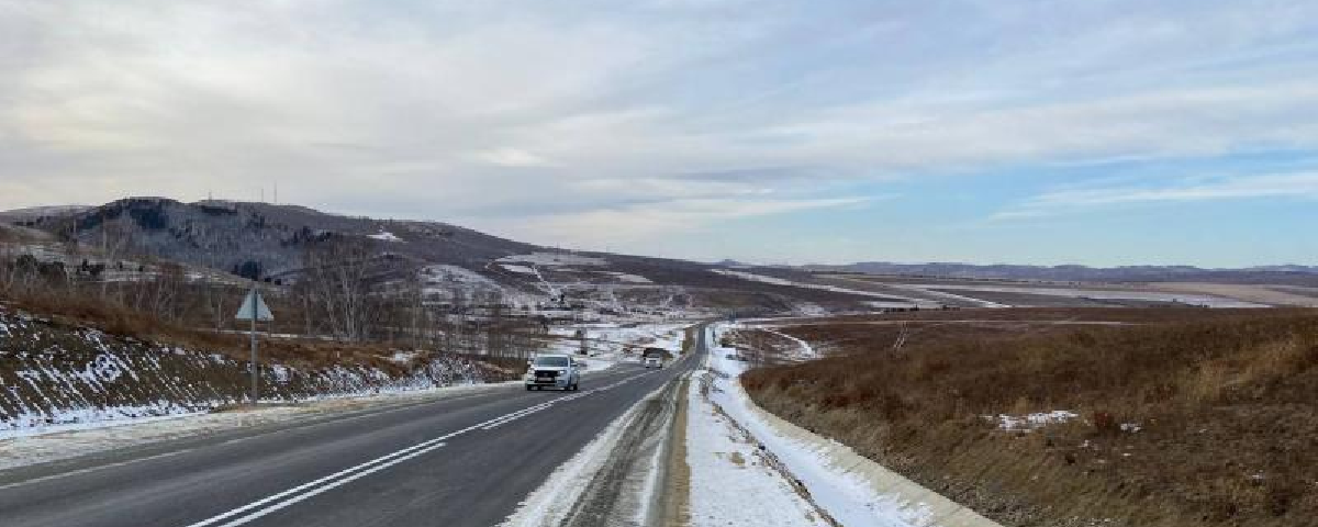 В Забайкалье по нацпроекту отремонтировали 20 километров автодороги Карымского района