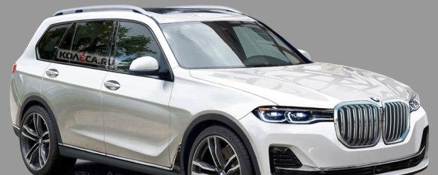 Опубликован рендер флагманского кроссовера BMW X7