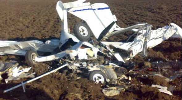 В Волгоградской области рухнул легкомоторный самолет