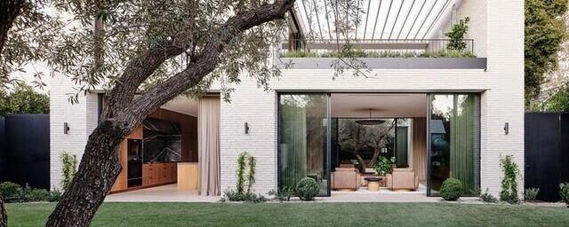Архитекторы Woods + Dangaran выстроили дом вокруг оливкового дерева в Санта-Монике