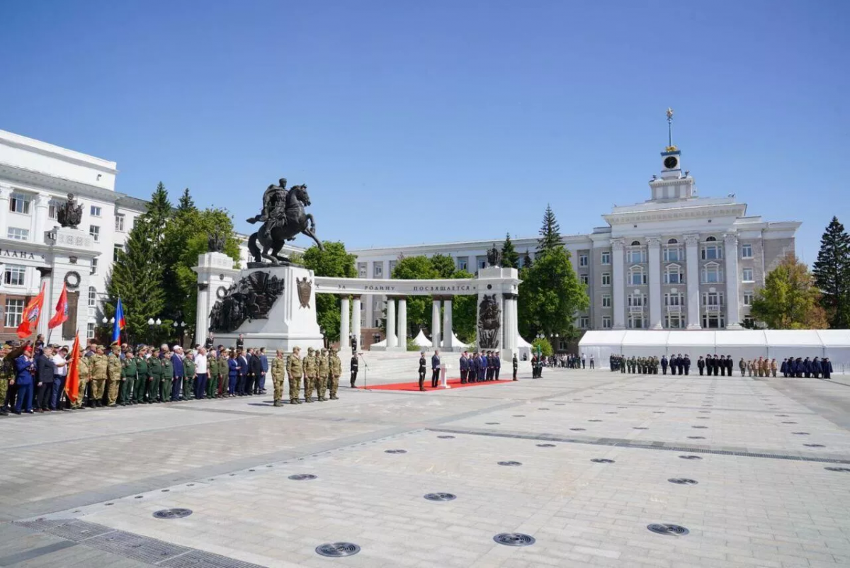 В Уфе прошли проводы на боевое слаживание артиллерийского дивизиона имени Мугина Нагаева