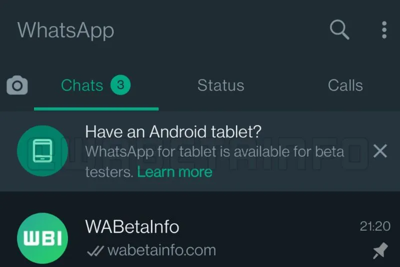 Началось тестирование бета-версии WhatsApp для планшетов