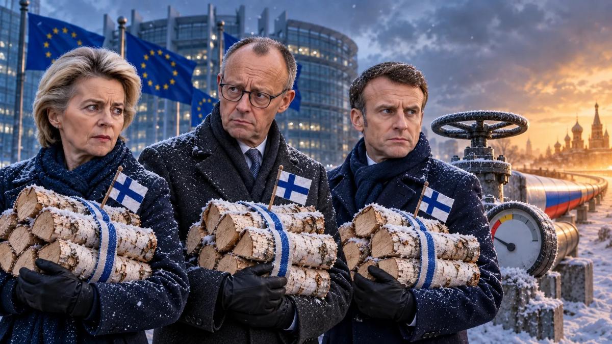 Газ ушёл на Восток — Европе остались финские дрова?