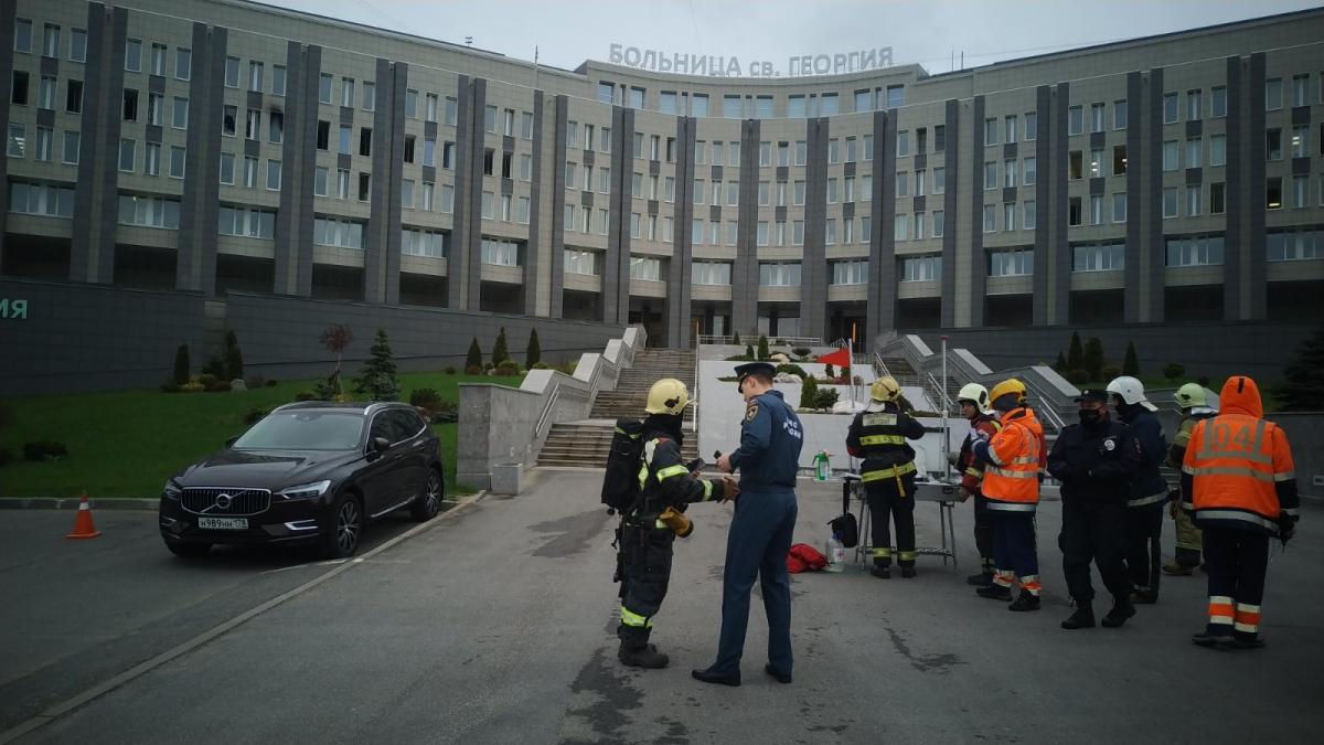 В Петербурге по факту пожара в больнице возбуждено уголовное дело