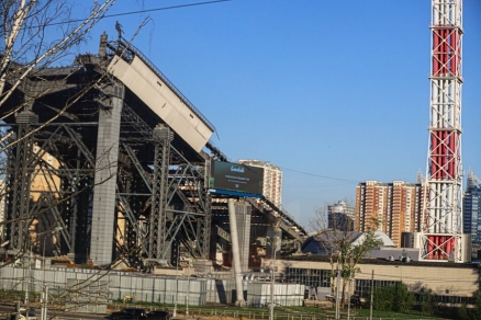 В Красногорске обрушилась часть комплекса «Снежком»