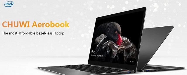 Chuwi представила безрамочный ноутбук Aerobook