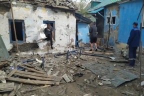 Управа Левобережного района Воронежа помогает восстанавливать дома, пострадавшие от падения беспилотника