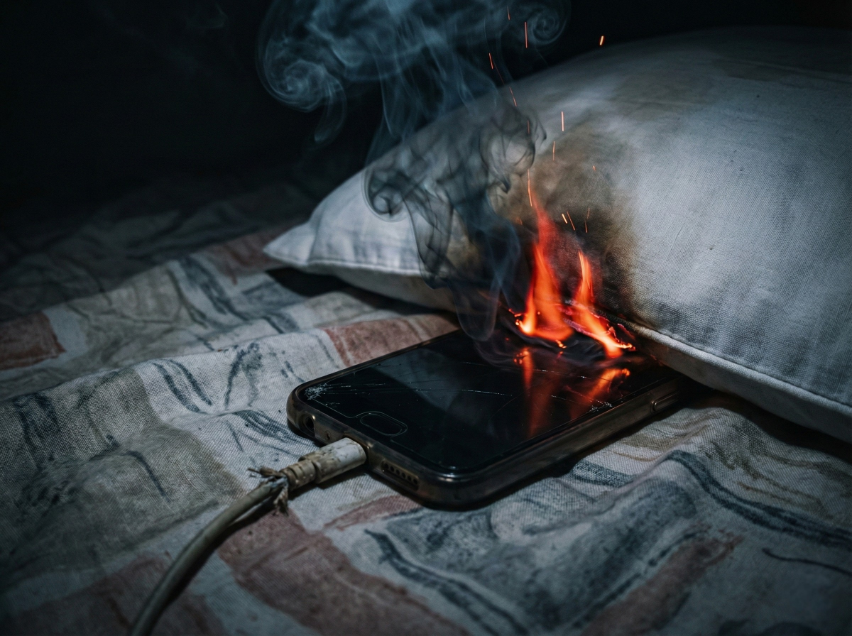 Можно ли ночью оставлять телефон на зарядке? Мифы и реальность без пожара на подушке
