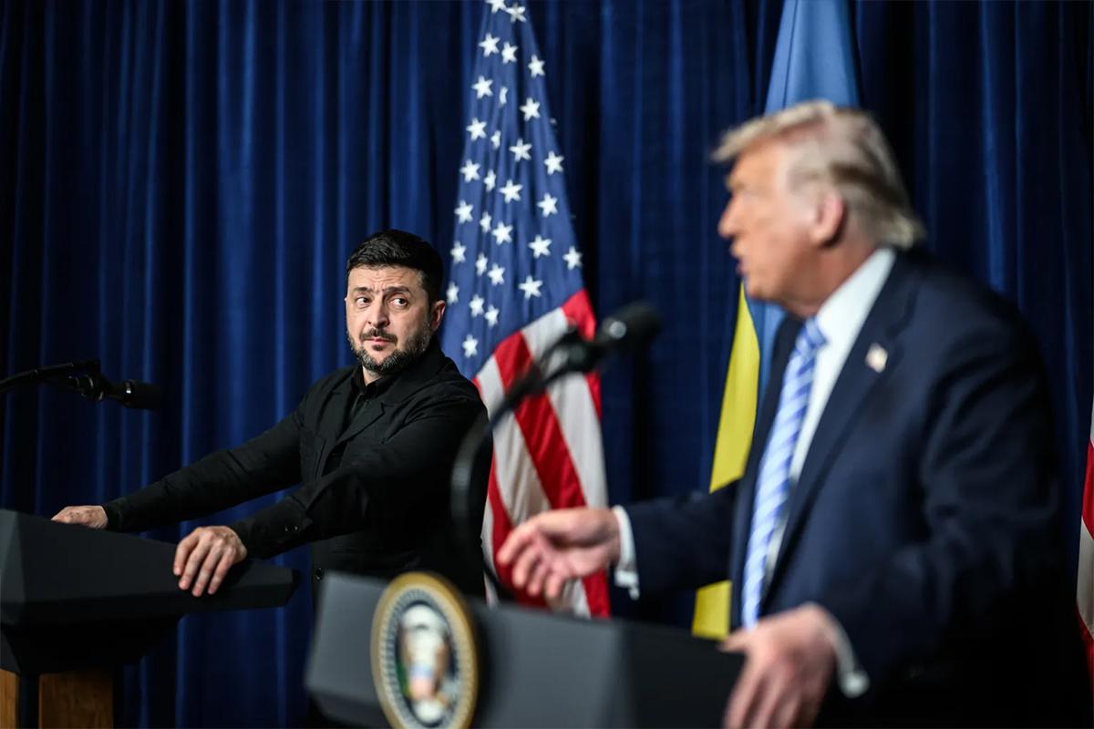 Трансляцию Зеленского после встречи с Трампом в Нью-Йорке смотрели всего 200 человек
