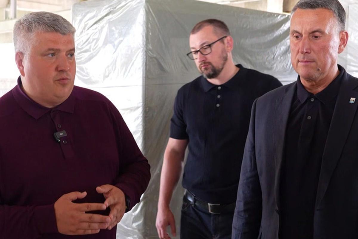 Глава Новгородской области проинспектировал ход ремонта водоочистных сооружений на Волхове