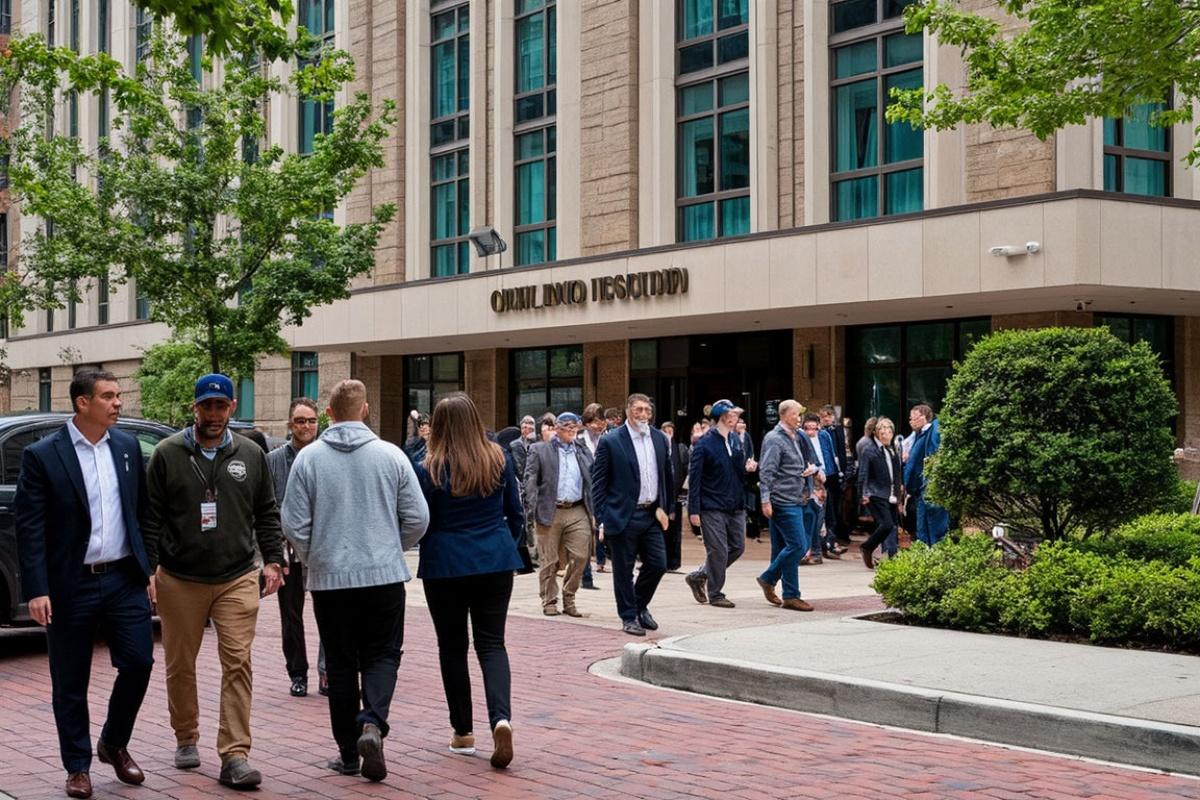 Эвакуация из московского отеля Azimut была вызвана ложным сигналом о пожаре