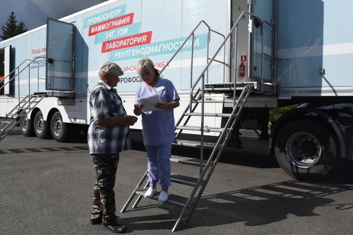 Поезд здоровья отправился в Курской области на 4 дня в Касторенский район