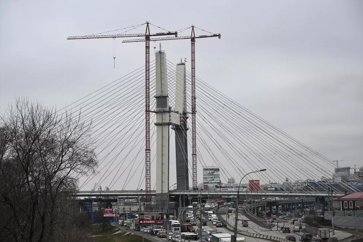 В Новосибирске в октябре откроют новый съезд четвертого моста через Обь