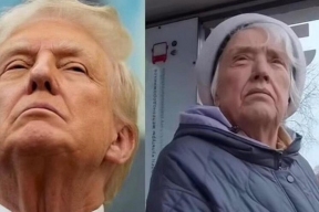 В сети стало популярным видео с пермячкой, похожей на Трампа