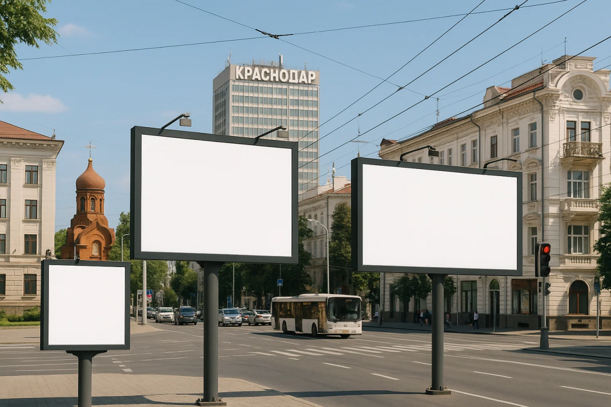 В Краснодаре вводят единый стиль для вывесок с новыми сроками обновления