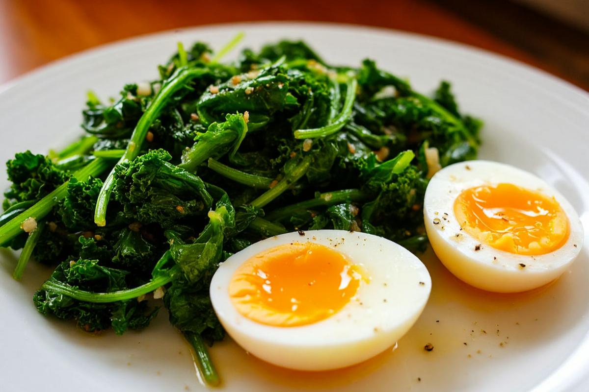 Россиянам рекомендовали включать в завтрак яйца и зелень
