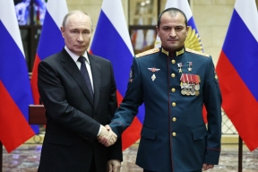 Спикер парламента Дагестана Заур Аскендеров поздравил Ярамира Темирханова с присвоением звания Героя России