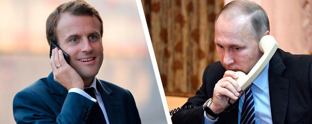 Путин и Макрон обсудили условия встречи в «нормандском формате»