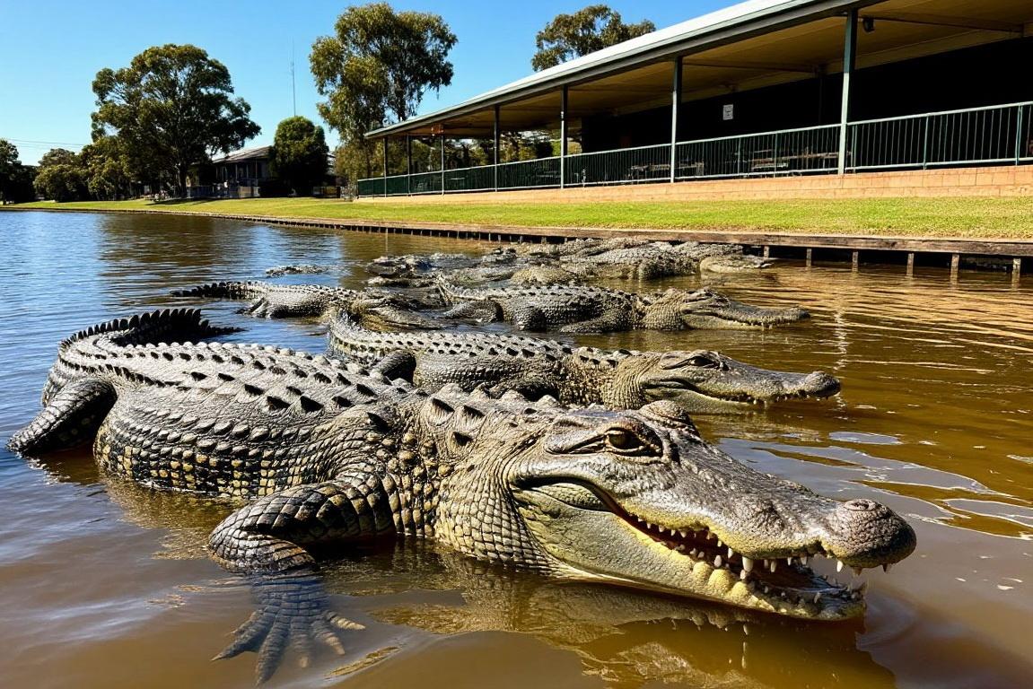 «Крокодилы повсюду»: Австралия тонет, тысяча человек эвакуированы, хищники выходят на охоту в затопленных городах