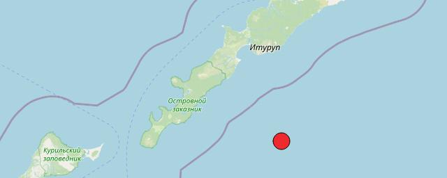 У побережья Курильских островов зафиксировали землетрясение магнитудой 5,0