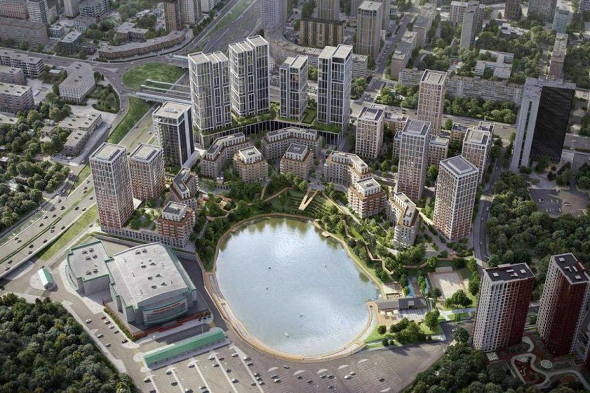 Компания «Брусника» построит в Новосибирске район с «джунглями» и набережной на месте карьера