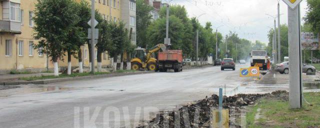 В Коврове продолжается ремонт асфальтного покрытия дорог