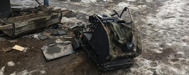 В Сызрани погиб попавший на снегоходе под поезд мужчина