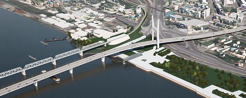 На строительство 4-го моста в Новосибирске дадут кредит на 2,4 млрд руб