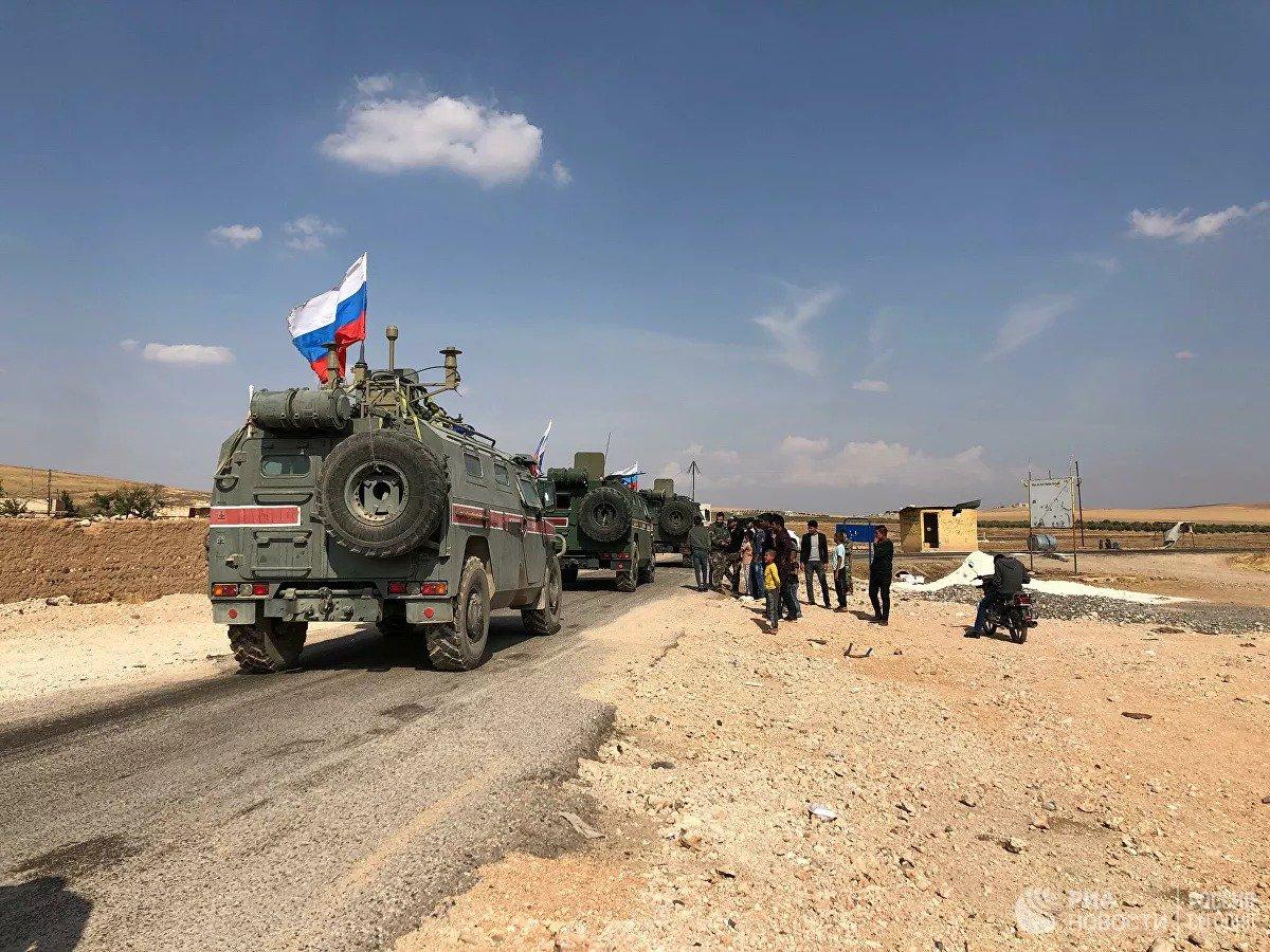 ЦПВС: Военные РФ начали патрулировать границу зоны контроля США в Сирии