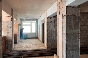 В поликлинике №1 Астрахани завершены демонтажные работы и начался монтаж систем