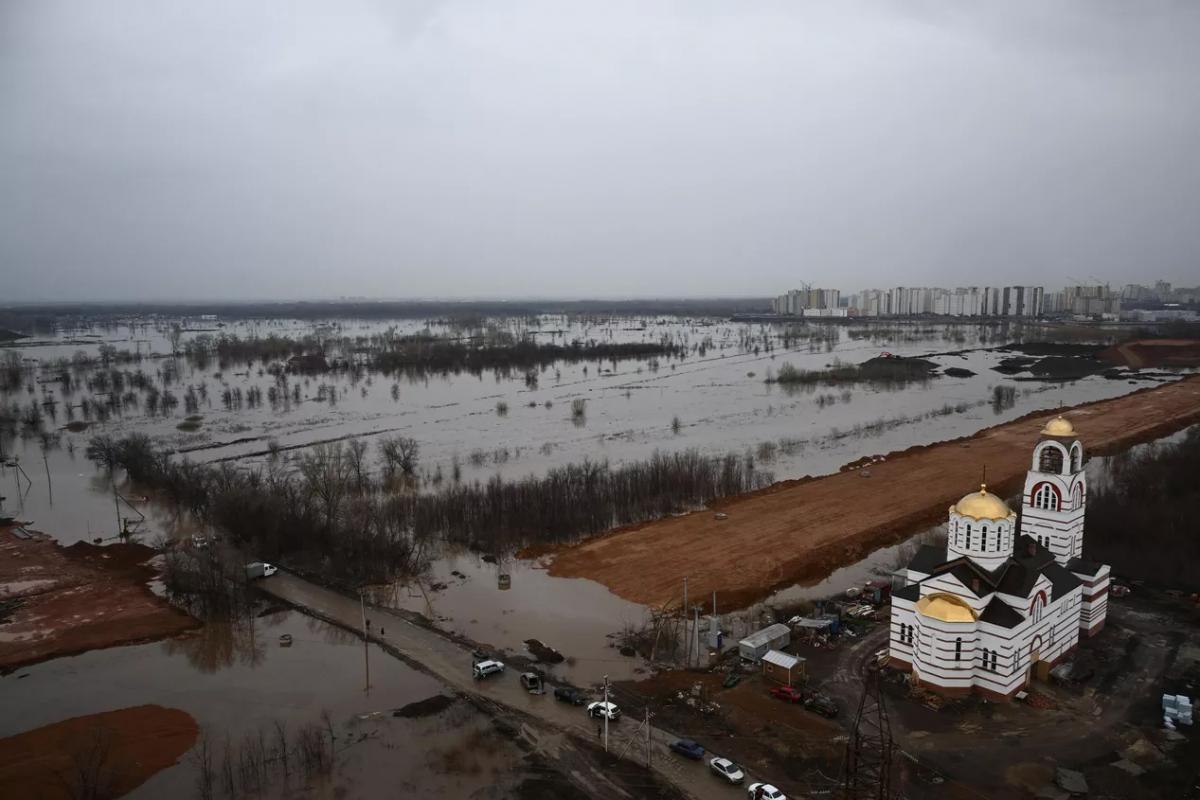 Water level in the Ural River in Orenburg reached 1120 cm
