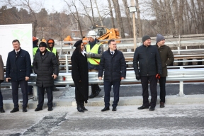 Мэр Максим Кудрявцев: Новосибирск полностью выполнил программу ремонта мостов на 2025 год