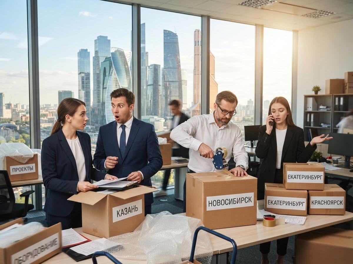 Москва пустеет: Корпорации пакуют чемоданы. Куда и зачем Путин отправляет главные компании страны